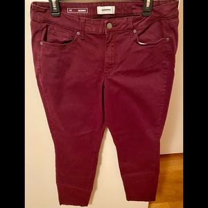 Sonoma skinny jeans, size 14, only worn once